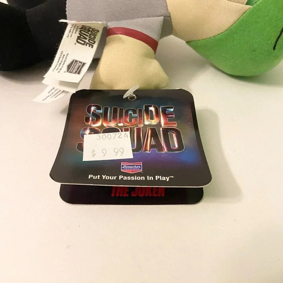 2016 Bleacher  Creatures Suicide Squad The Joker 7 Inch Plush Stuffed Toy - Picture 12 of 13
